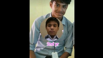 1st year to 4th year in my BTECH life ❤️😘😜