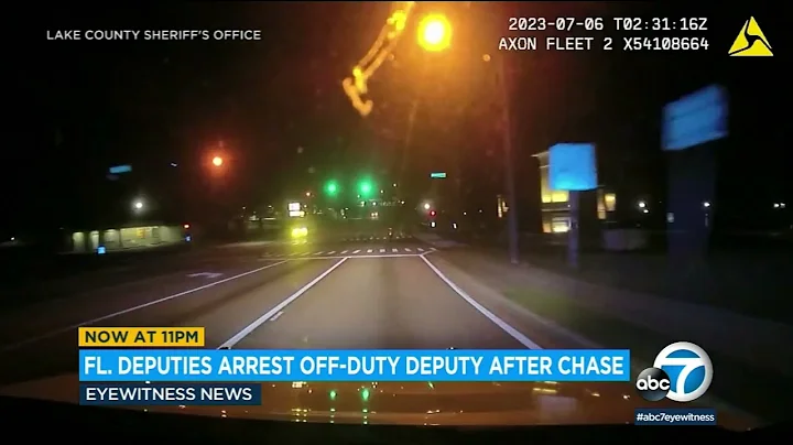 Florida deputies arrest off-duty deputy from neighboring county for fleeing traffic stop