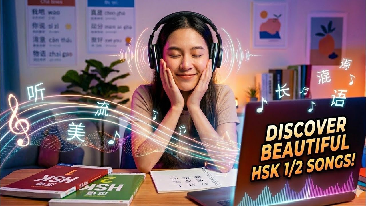 我和你 Me and you Chinese HSK 1 and HSK 2 song