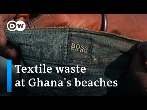 Why Ghana's shores are littered with textile waste | DW News
