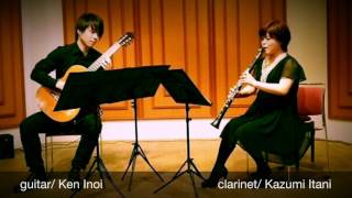 F,Kleynjans/ Aria op.92b No.1 / clarinet×guitar