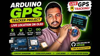 Build Your Own GPS Tracker! Arduino + NEO-6M + OLED Display | Telugu | Srikanth Vodnala
