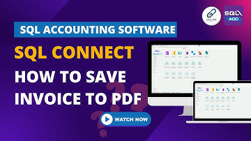 SQL Connect how to save invoice to pdf