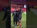 Raheem Morris and Dan Quinn reunite 😂  #nfl #atlantafalcons #football #riseup