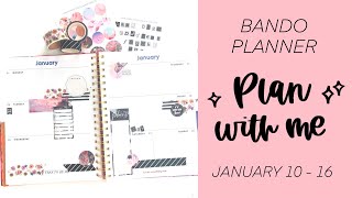 Plan with Me // January 24 - 30 // Bando Planner