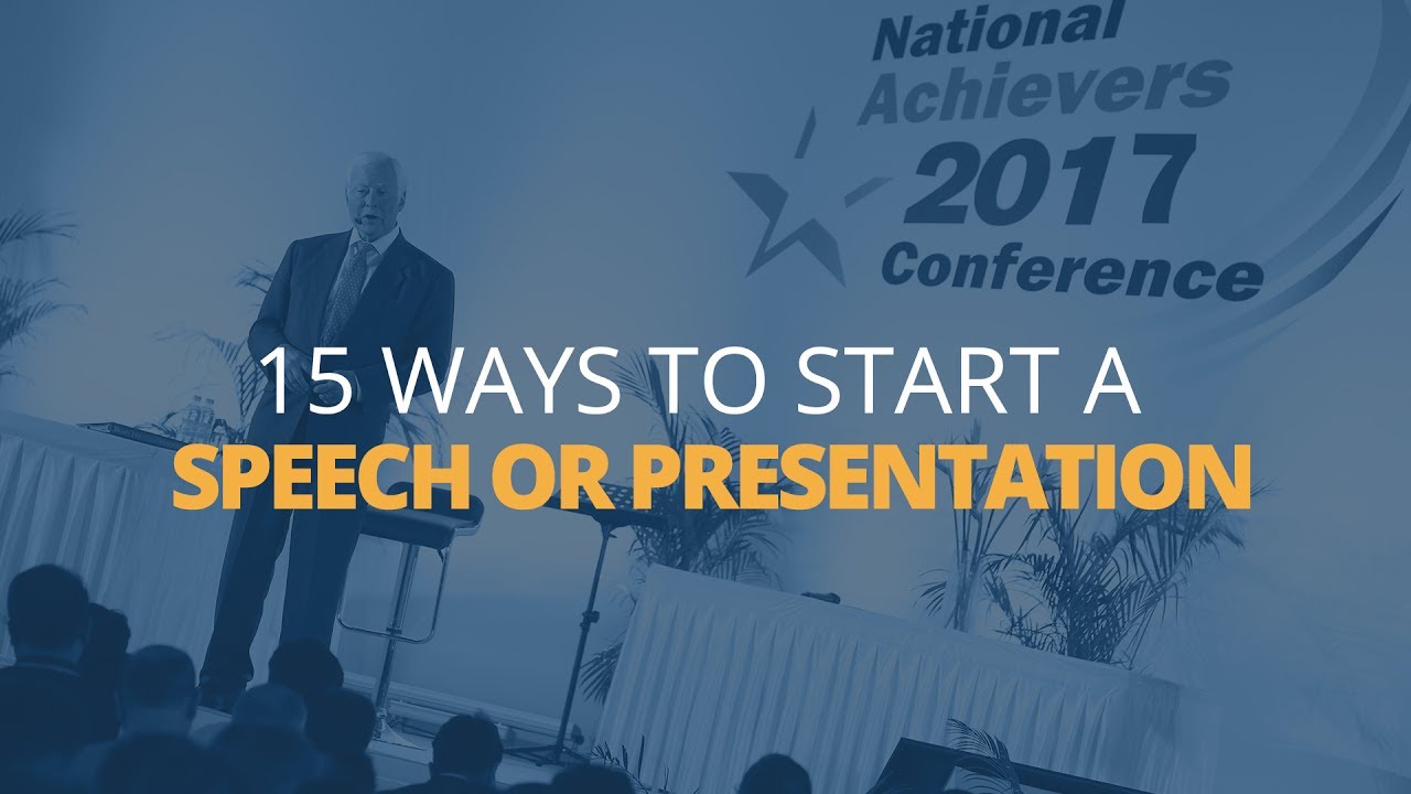 how to start any presentation with 9 examples