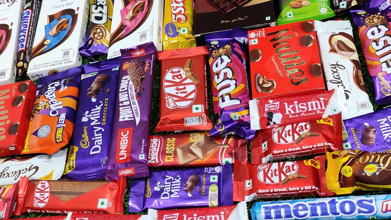 Chocolate opening video l lot's of candies l satisfying opening video