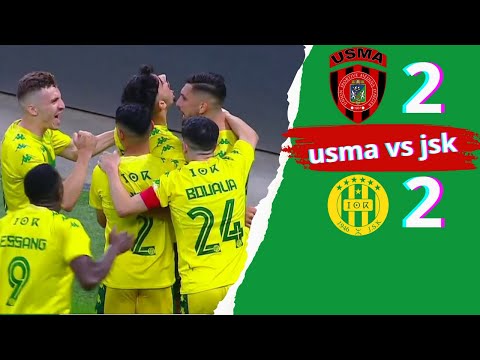 USMA VS JSK (2-2), RÉSUMÉ DU MATCH.