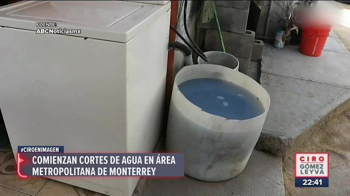 Inician cortes de agua en Monterrey para combatir la escasez | Noticias con Ciro Gómez Leyva