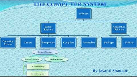 1. THE COMPUTER SYSTEM : Types of software and Computer languages | Class 6th| CBSE