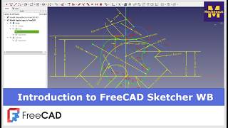 Introduction to FreeCAD 1.0 Sketcher Workbench | FreeCAD Tutorial | 3D Modeling | Learn FreeCAD |