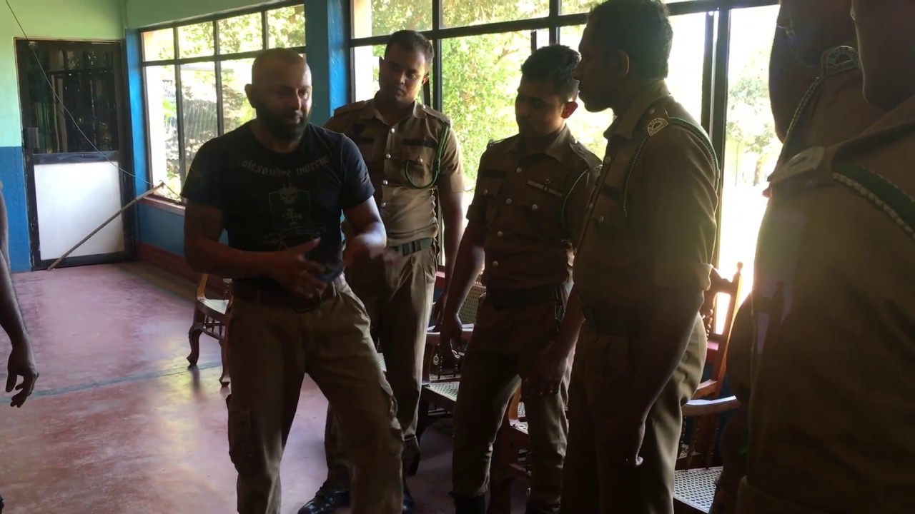 Department of prisons Sri Lanka-tactical training :Knife defense