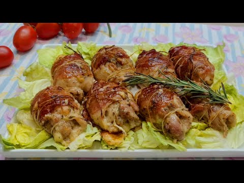 Video: Cosce Di Pollo Ripiene Di Funghi E Noce Moscata