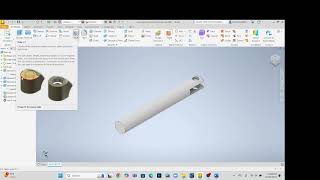 Inventor Tutorial for the Rod - component from Toggle Clamp Assembly