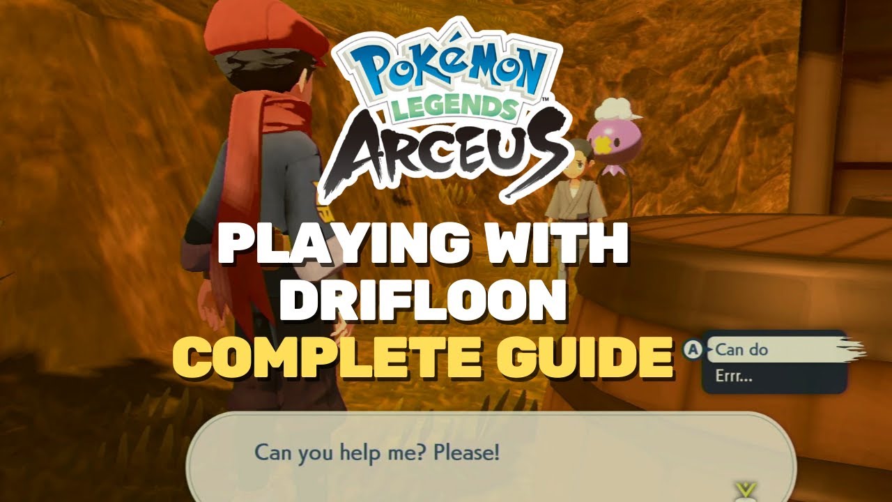 Playing With Drifloon Guide - Pokemon Legends Arceus