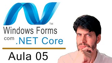 Windows Forms com .NET Core e C# :: Aula 05 :: Títulos, Campos de Texto e Botões
