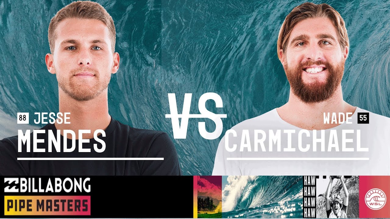 surfers security Wade Carmichael vs. Jesse Mendes - Round Three, Heat 10 - Billabong Pipe Masters 2018