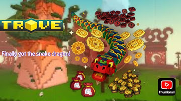 Finally getting the snake dragon!: Trove Xbox