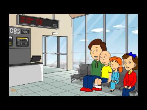 Caillou Files A Plane And Gets Grounded