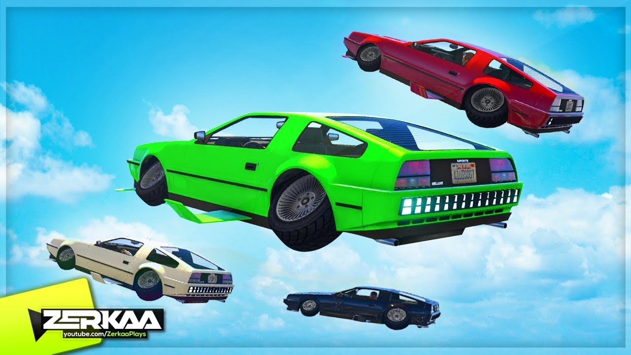 Flying Car Cheat In Gta 5 Gta 5 Youtube