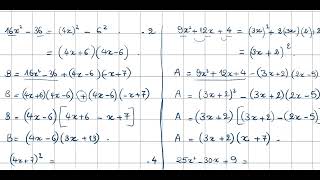 سنة 04 متوسط   التمرين 05  في الحساب الحرفي