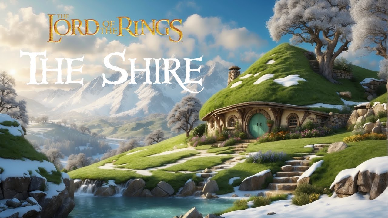 Winters Whimsy Discover the Enchanting Snowy Shire The Lord of the Rings Music  Ambience