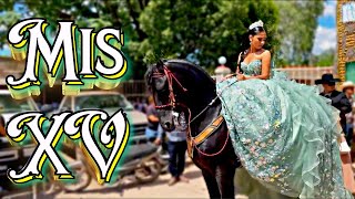 Cabalgata, Banda, Mariachi y mas en esta Fiesta de QUINCE AÑOS - Isamar - La Palmita