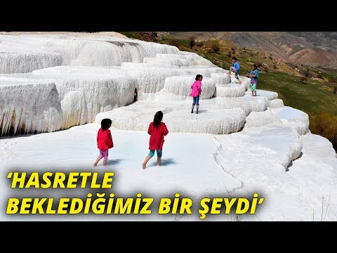 Van'ın Pamukkalesi ilgi bekliyor... Görenleri şaşırıyor