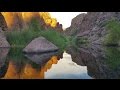 Dusk at Tortilla Creek ASMR (scenic, soft paddling, water sounds)