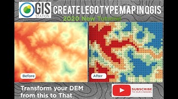 Create Lego-style map in QGIS | Crop Raster || get altitude value from DEM to Polygon | Symbology