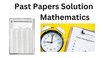 Solution of Past papers, mathematics, Sum of three consecutive odd numbers is 57.