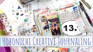 Creative Journaling in my A6 Hobonichi Techo - Tip-Ins ALL OVER!