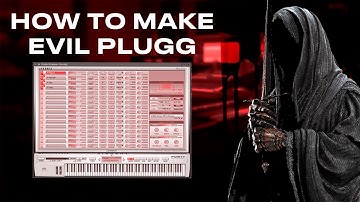 HOW TO MAKE EVIL PLUGG/DARK PLUGG BEATS {@15THMARCHLOVVER}