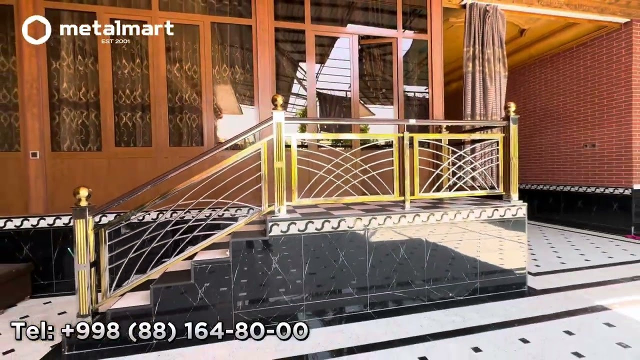 Nerjaveyka Metalmart #нержавейка #uzbekiston #перила #design #namangan #uzbekiston +998 88 164 80 00