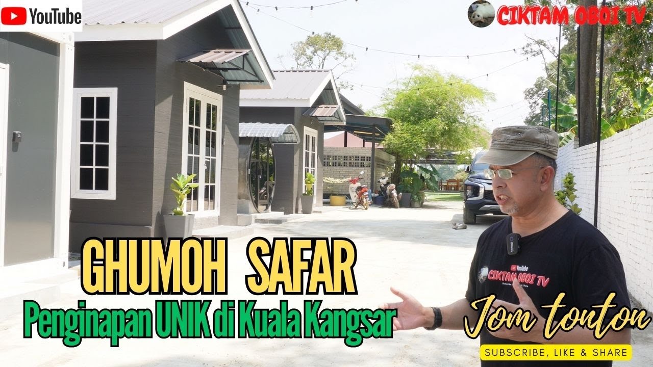 Penginapan UNIK di Kuala Kangsar, GHUMOH SAFAR (Kabin, Chalet dan Tunnel)