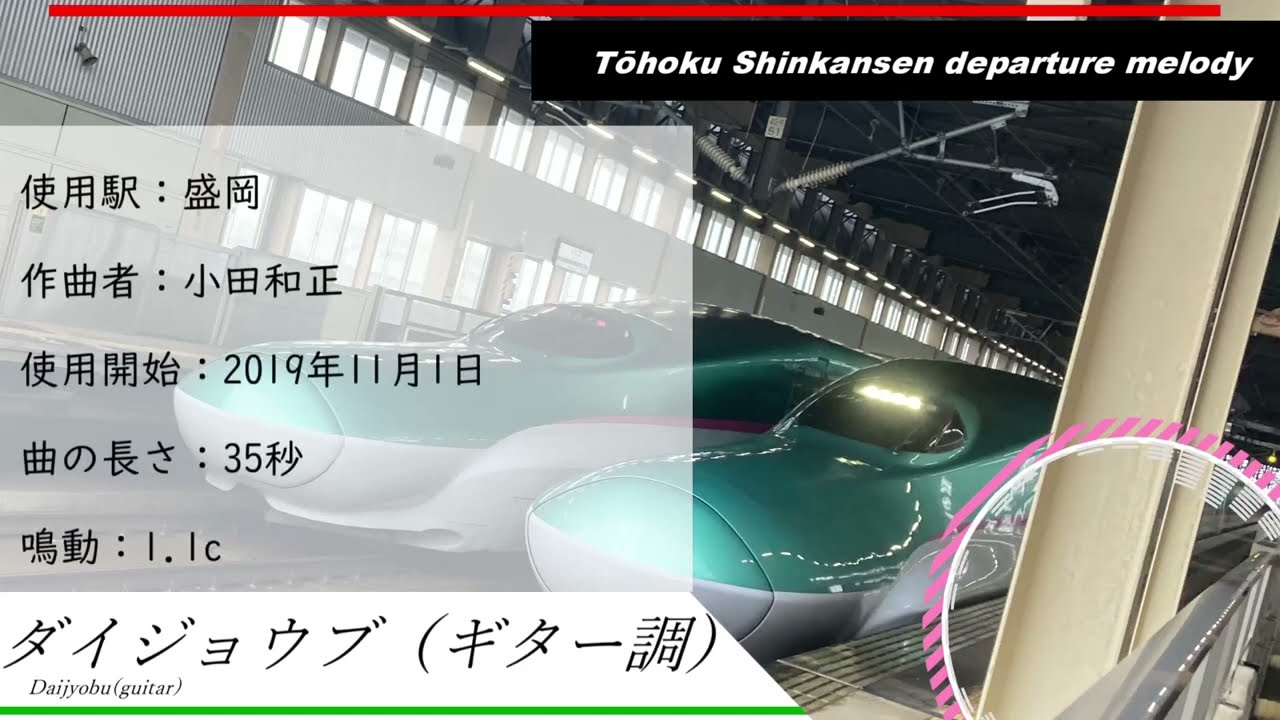 【全駅収録】東北新幹線ご当地発車メロディ集