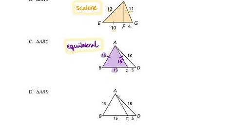 Geometry 4.2 Classifying Triangles
