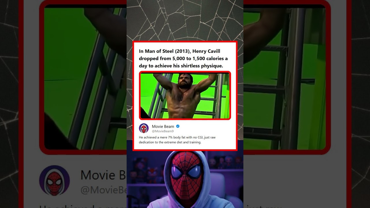 Man of Steel 2013 Henry Cavill Dropped to 1500 Calories a Day to Achieve 7 Body Fat