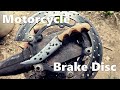 making a camping knife from motorcycle brake disc