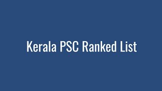 Kerala PSC Rank List Cat.No:(595/2021) HIGHER SECONDARY SCHOOL TEACHER - STATISTICS