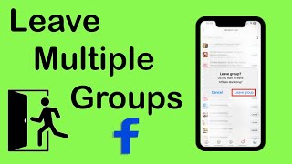 Leave Multiple Facebook Groups in Seconds