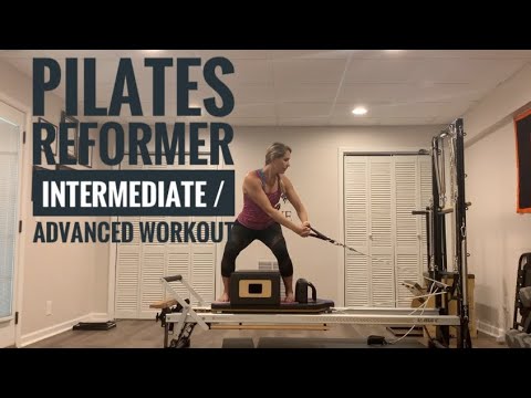 IRINA PILATES on Instagram: Intermediate to Advanced Reformer Pilates! 💪  Dynamic Reformer workout designed for those seeking an extra challenge!  Whether you're familiar with Reformer exercises or eager to progress, this  session