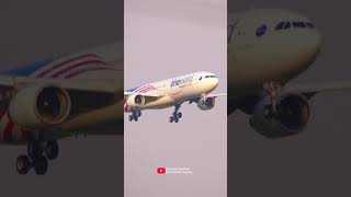 Soft Landing..Malaysia Airlines One World Livery A330-300 #Shorts screenshot 5