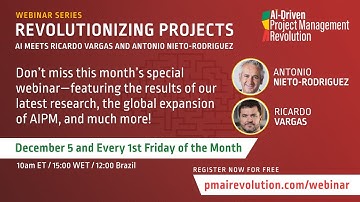 November 2025 AI Webinar: AI Meets Ricardo Vargas and Antonio Nieto-Rodriguez