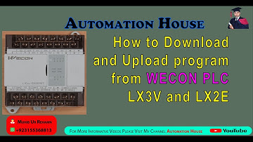 How to Download and Upload Program from WECON PLC #WECON
