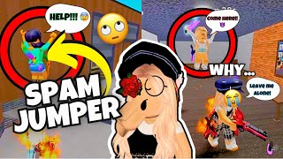 ❗️MM2 FUNNY MOMENTS❗️😭 (SPAM JUMPERS 🤨)