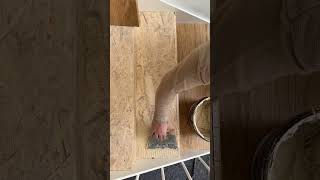 Metallstiege Unterkonstruktion mit OSB und Leimholz Platten herstellen und mit Parkett verkleiden ✅