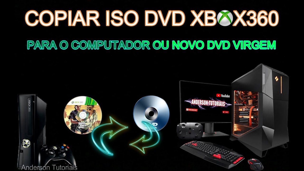 COMO GRAVAR EM DVD A ISO DE UM JOGO PARA XBOX 360 LT 3.0