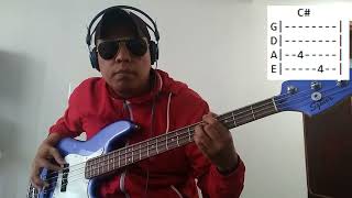 Video thumbnail of "Cumbia Buena (Bass Cover + TAB)"