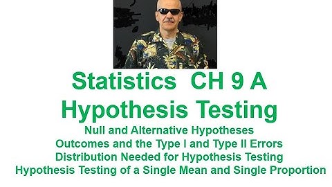 Statistics OpenStax ch 9 A
